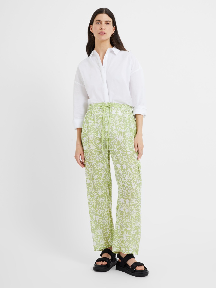 Womens Trousers Green - Great Plains GOOFASH