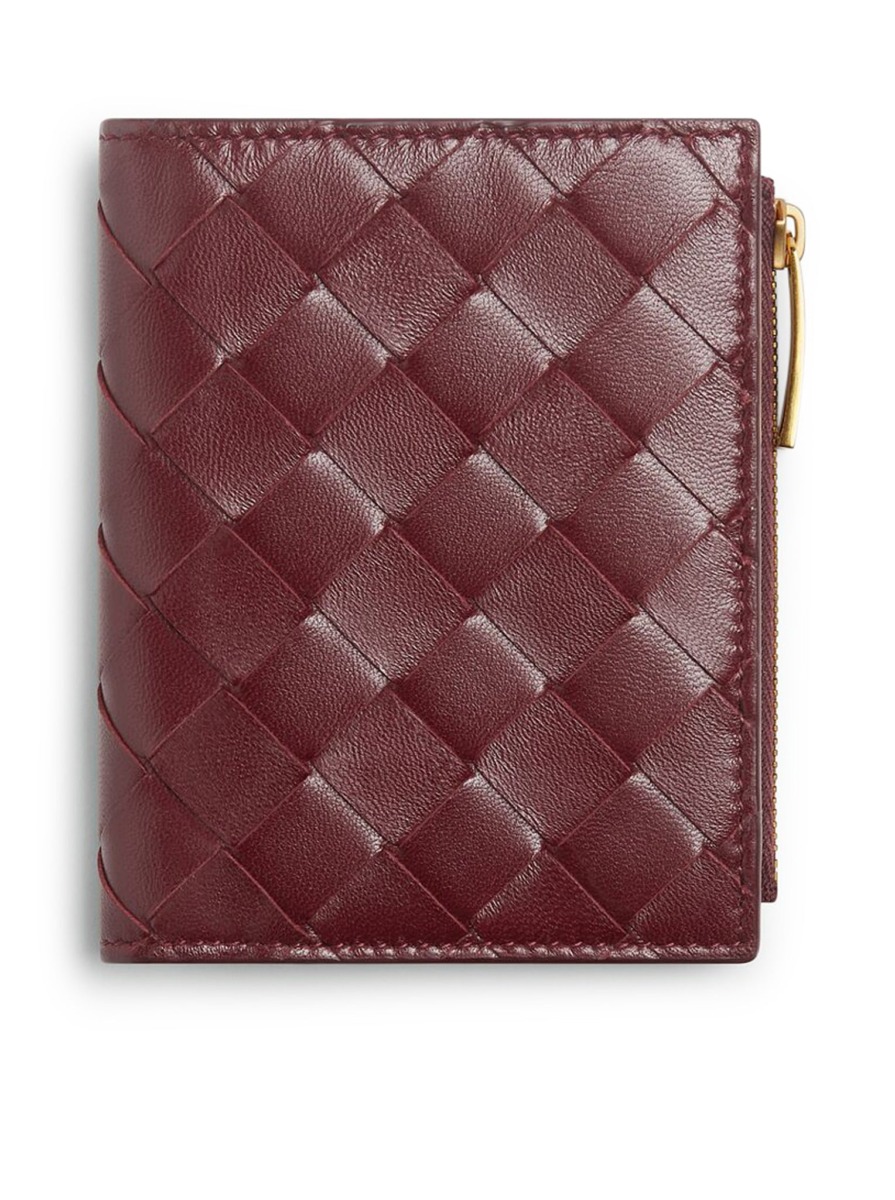 Women's Wallet Red - Bottega Veneta - Suitnegozi GOOFASH