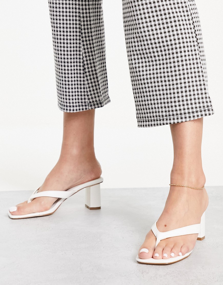 Women's White - Heeled Sandals - Ever New - Asos GOOFASH
