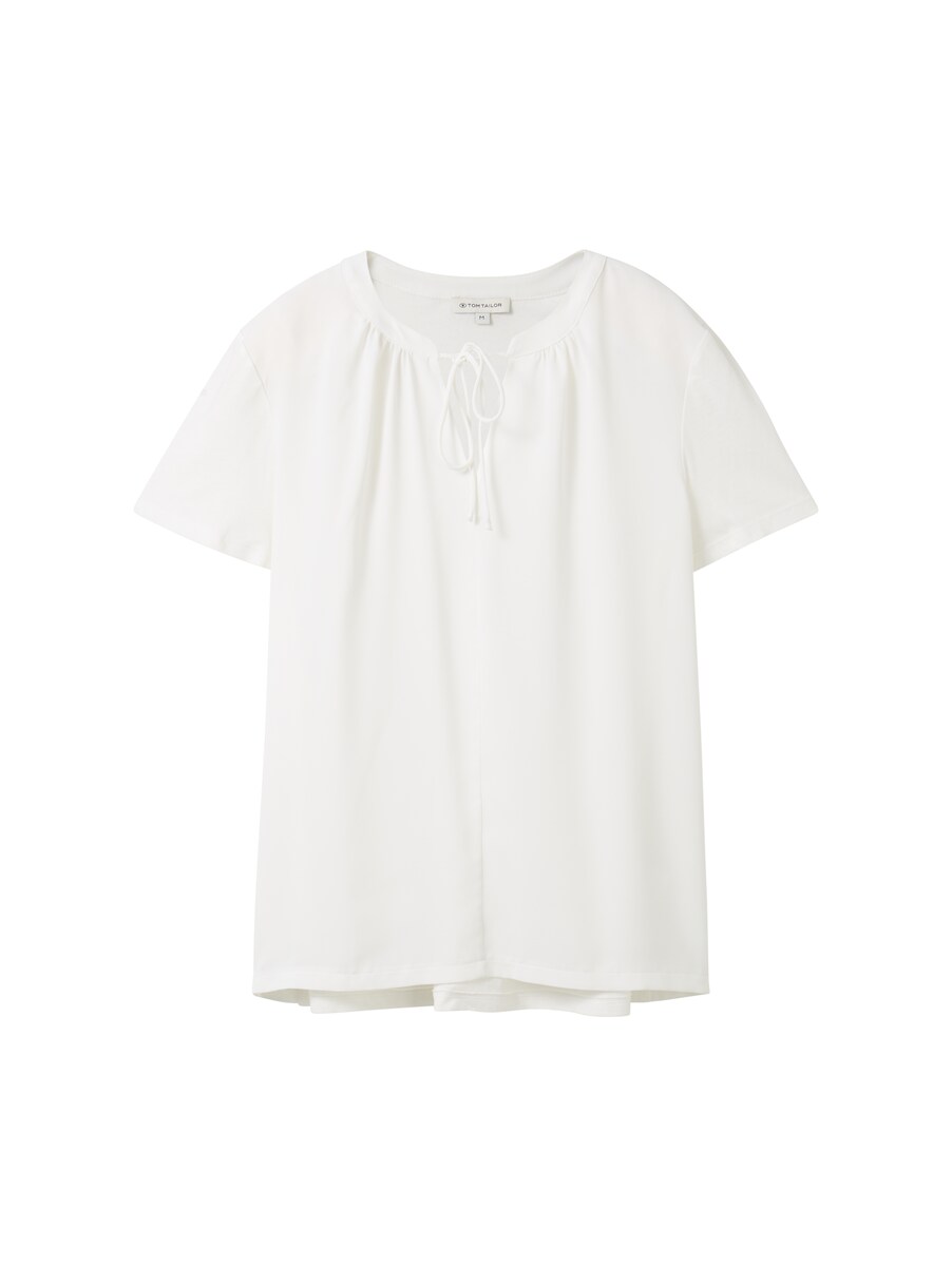 Womens White - T-Shirt - Tom Tailor GOOFASH