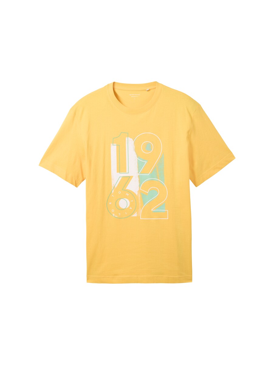 Yellow T-Shirt - Tom Tailor Men GOOFASH