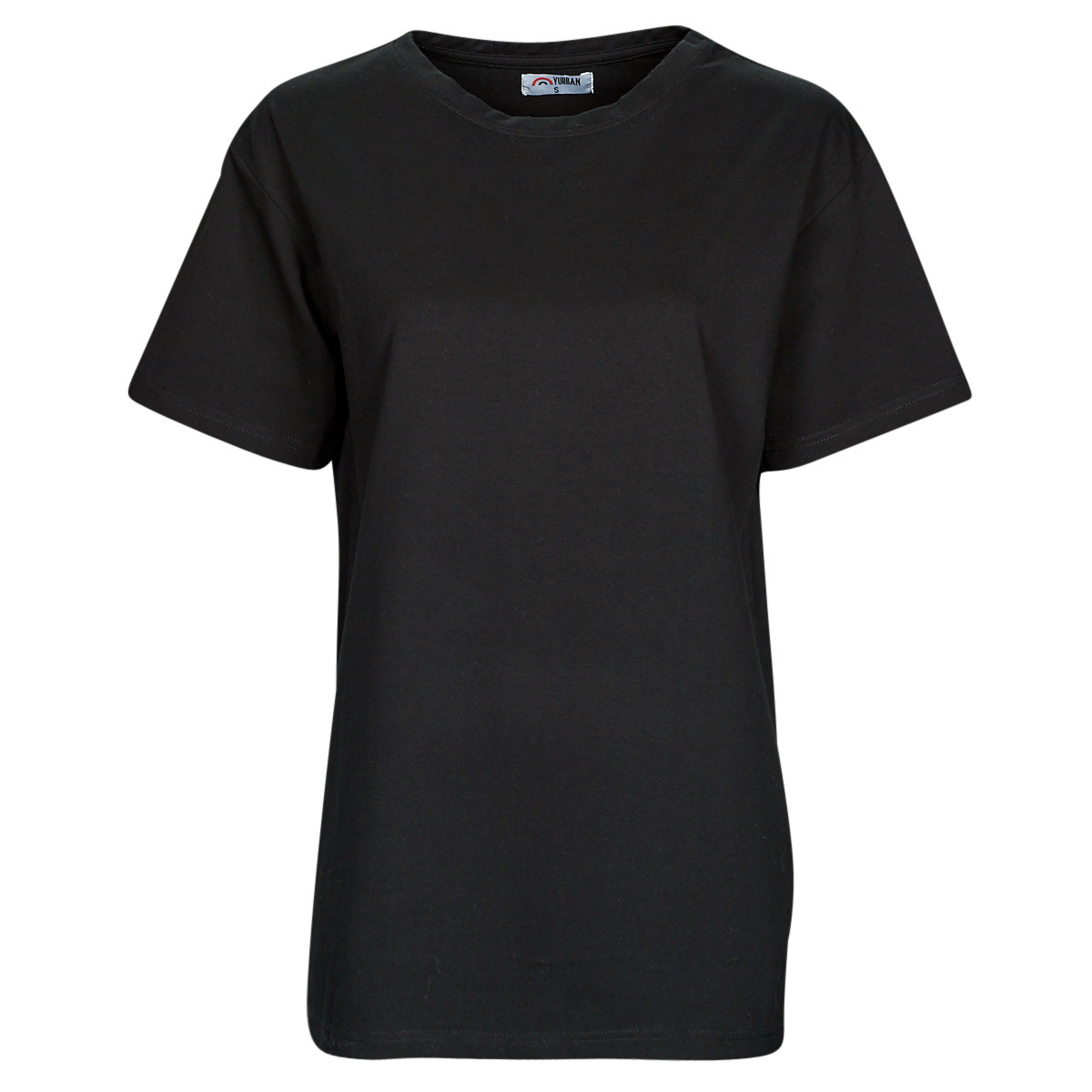 Yurban Black Ladies T-Shirt Spartoo GOOFASH