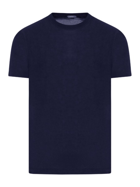 Zanone - Gent T-Shirt in Blue at Suitnegozi GOOFASH