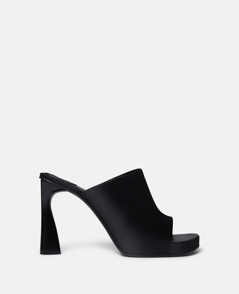Stella McCartney Elsa Heeled Mules Black GOOFASH