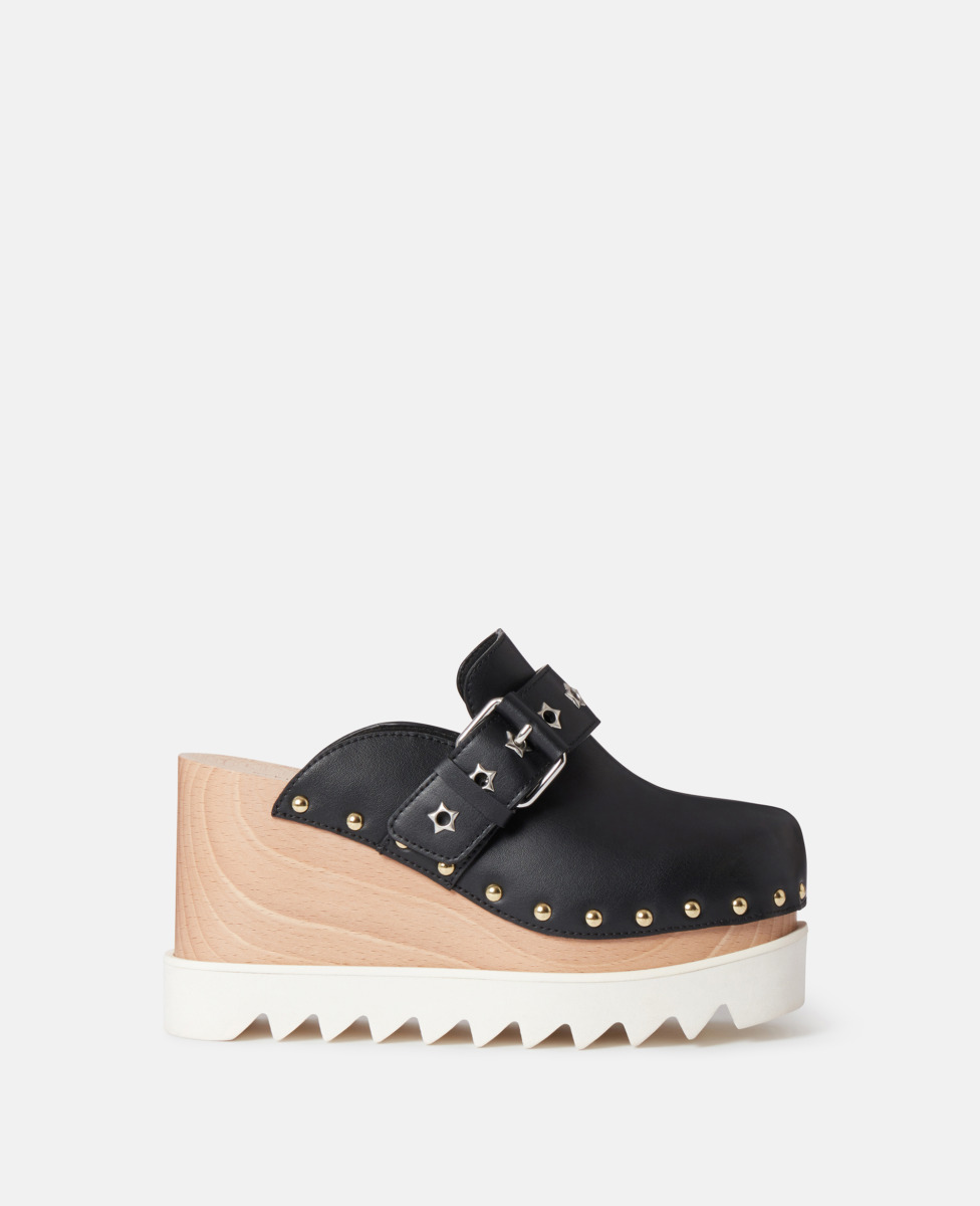 Stella McCartney Elyse Star Studded Mules Black GOOFASH