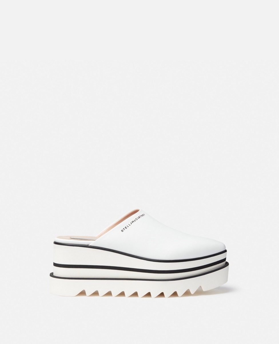 Stella McCartney neak Elyse Mules White GOOFASH