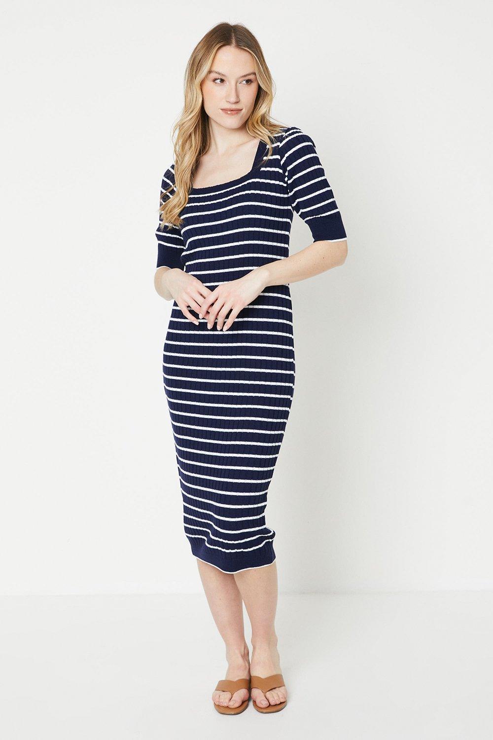 knee length dresses for ladies Dorothy Perkins Womens/Ladies Button Detail Midi Dress – Universal Textiles main image 1