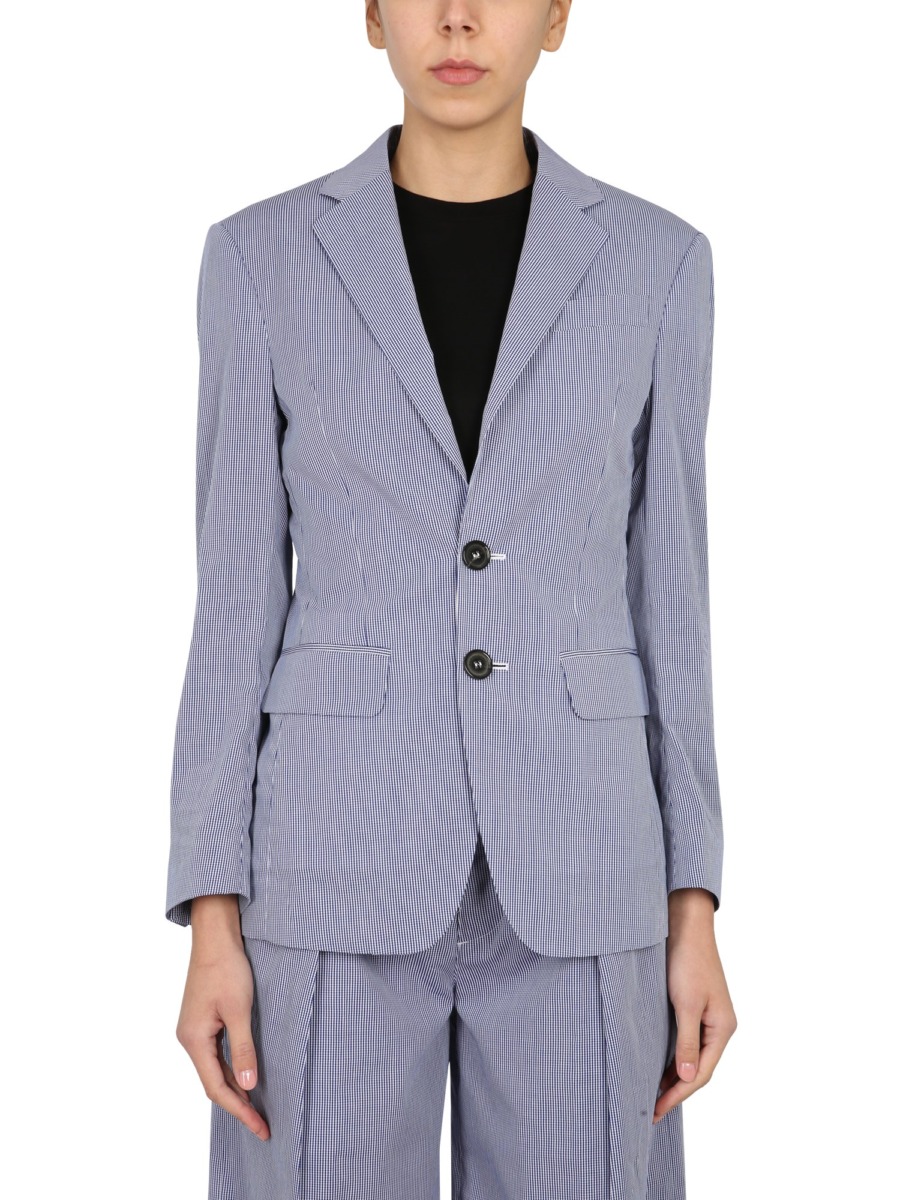 Dsquared2 Over Fit Blazer Blue - Eleonora Bonucci | GOOFASH