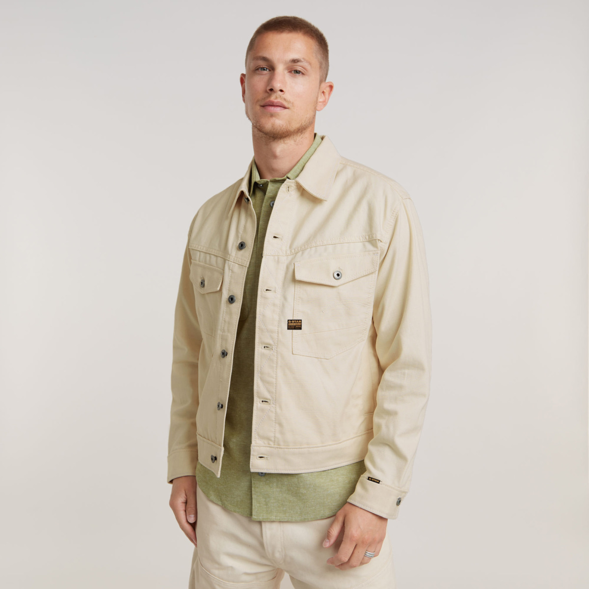 G-Star Raw Dakota Jacket Beige | GOOFASH
