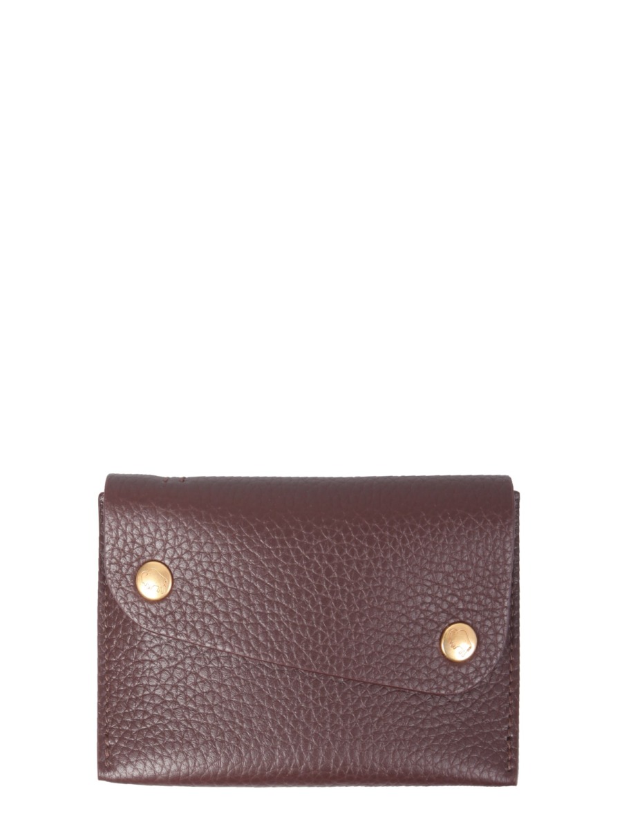 Il Bisonte Opean Leather Card Holder Brown - Eleonora Bonucci | GOOFASH