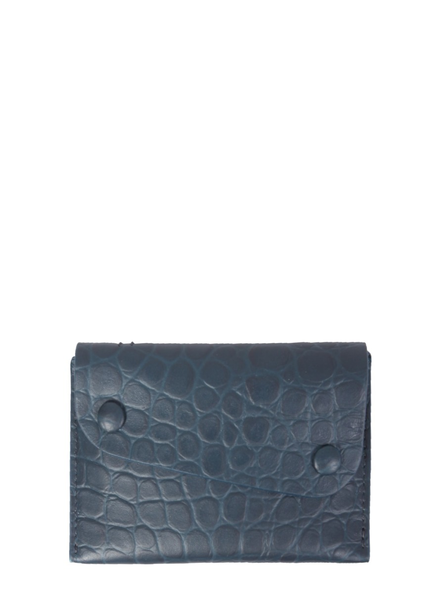 Il Bisonte The Bison Ope Card Holder Blue - Eleonora Bonucci | GOOFASH