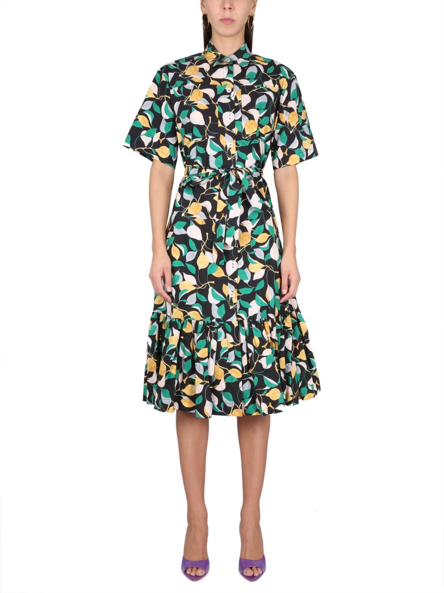 La Doublej Shirt Dress Multicolor - Eleonora Bonucci | GOOFASH