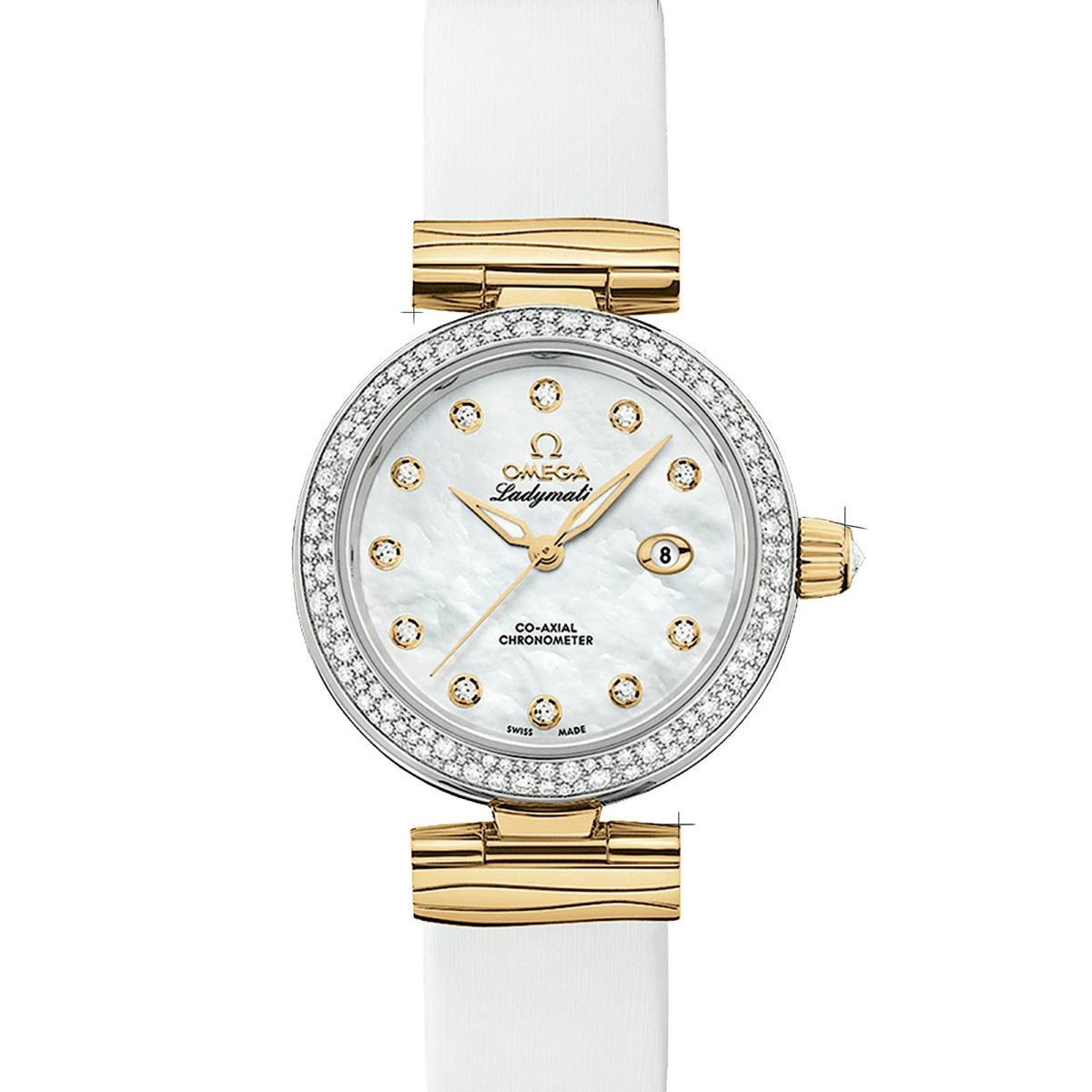 Omega Watch De Ville Ladymatic Co Axial White - Chronext | GOOFASH