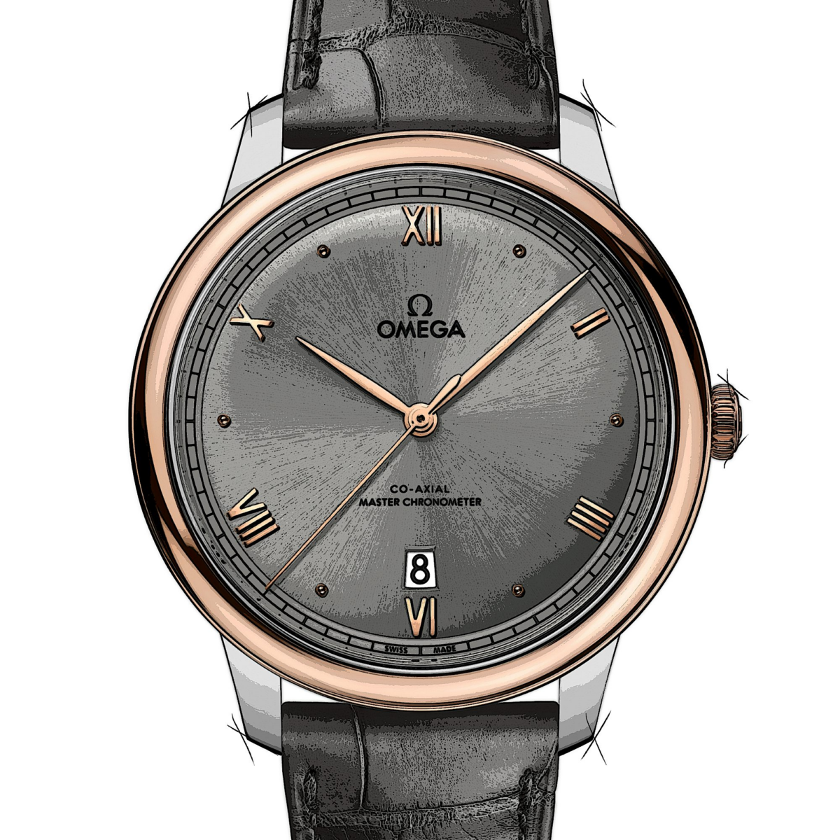 Omega Watch De Ville Prestige Co Axial Master Chronometer Mm Grey - Chronext | GOOFASH
