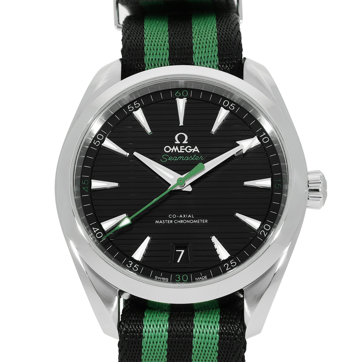 Omega Watch Seamaster Aqua Terra Co Axial Master Chronometer Golf Edition Black - Chronext | GOOFASH