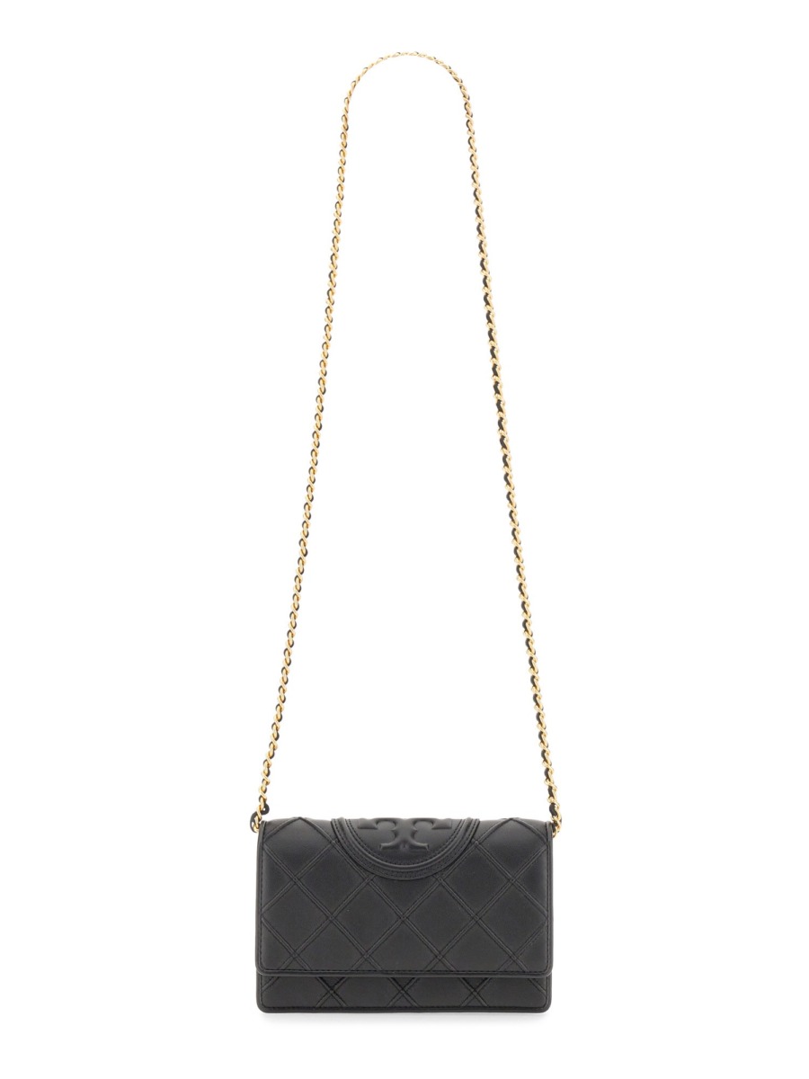 Tory Burch "Fleming" Wallet Black - Eleonora Bonucci | GOOFASH