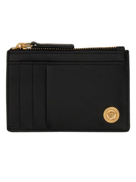 Versace Jellyfish Card Holder Black - Eleonora Bonucci | GOOFASH